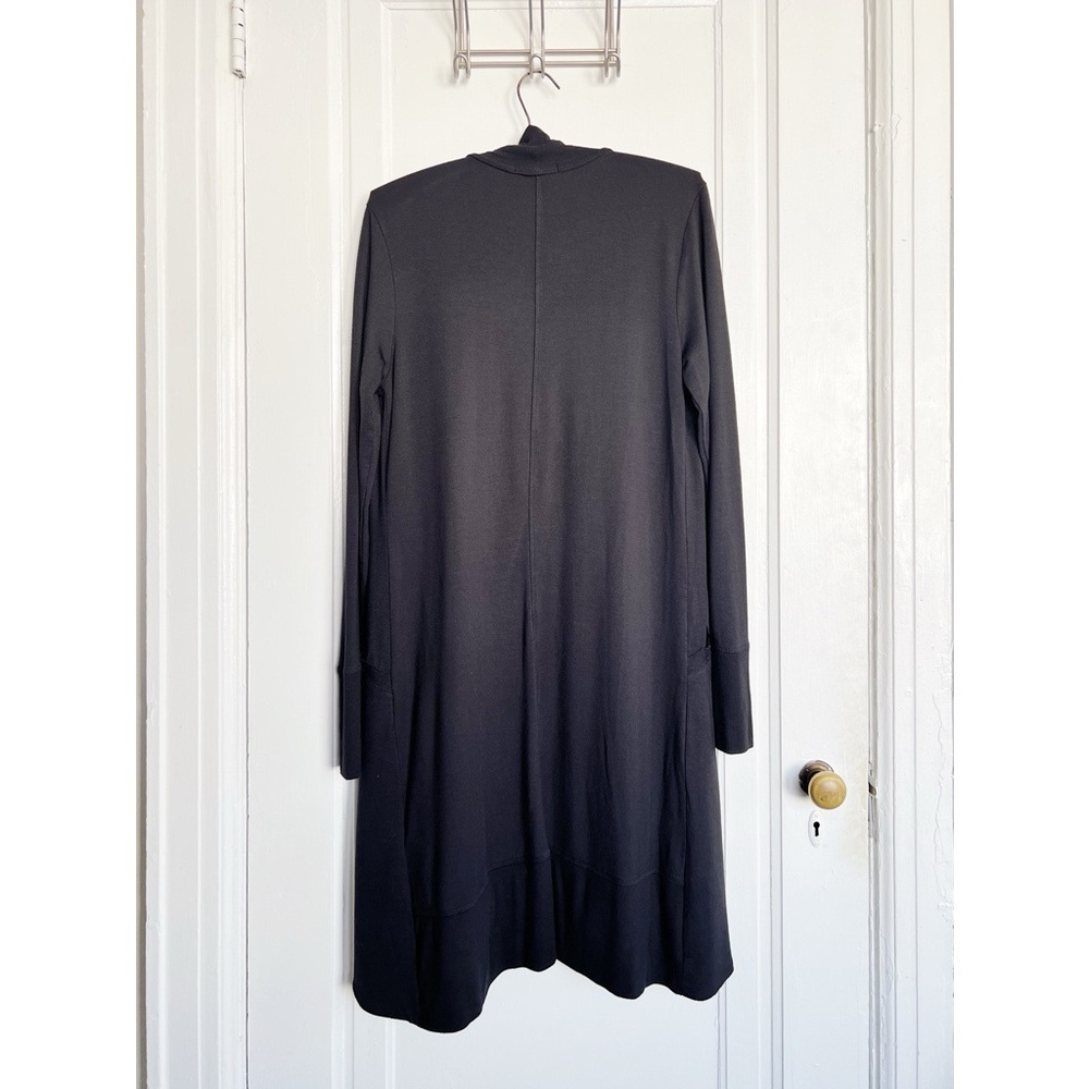 Athleta • Pranayama Long Wrap in Nirvana Knit jacket cardigan sweater black - Picture 12 of 14